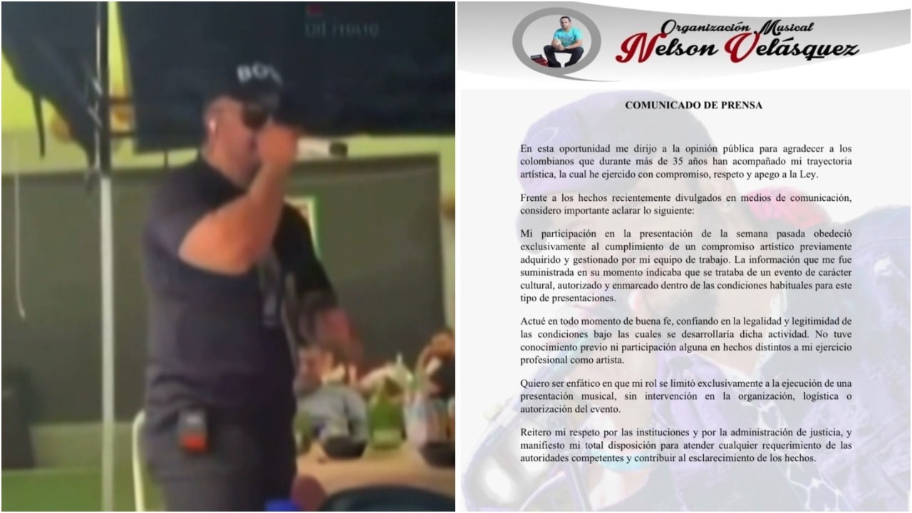 Esto fue lo que dijo Nelson Velásquez tras su presentación en parranda vallenata en cárcel de Itagüí