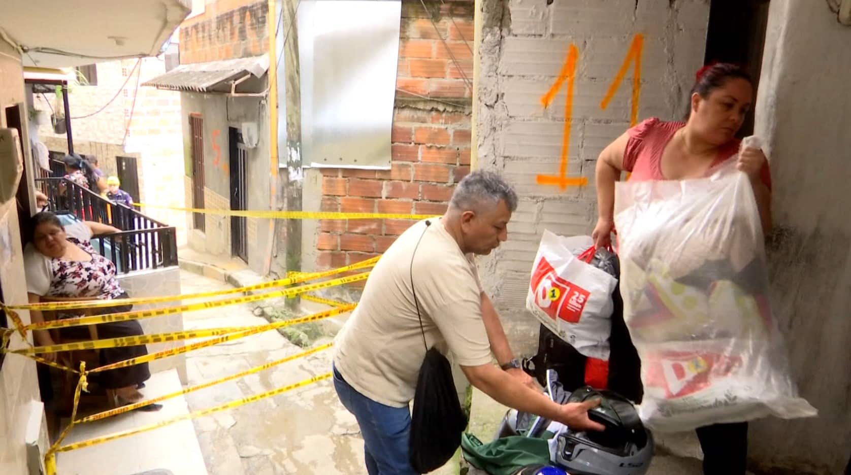 Evacúan viviendas en El Porvenir 2, Itagüí, por daños estructurales tras intensas lluvias