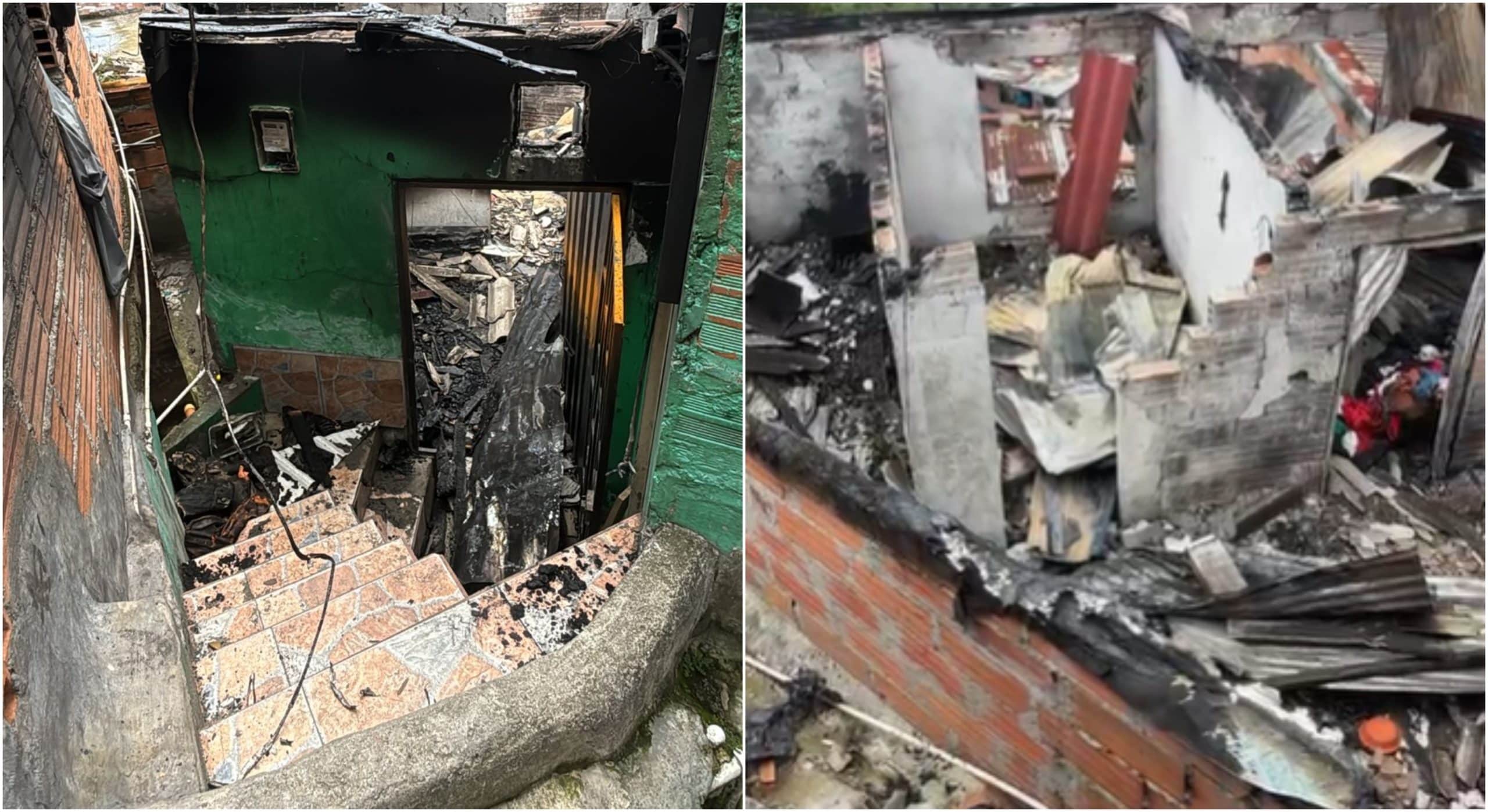 Familia lo perdió todo por incendio que afectó viviendas en San Javier