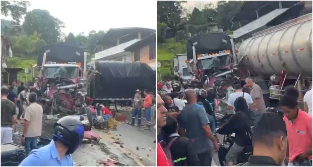 Grave accidente de tránsito en San José del Nus deja heridos y vía cerrada