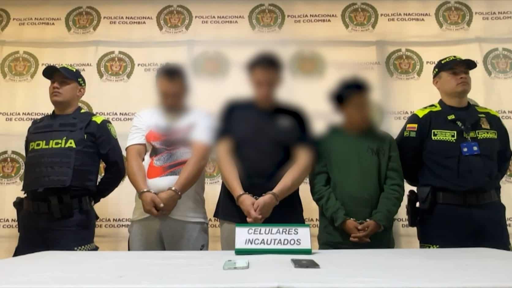 La Policía capturó a tres hombres señalados de 16 fleteos por hasta $300 millones de pesos