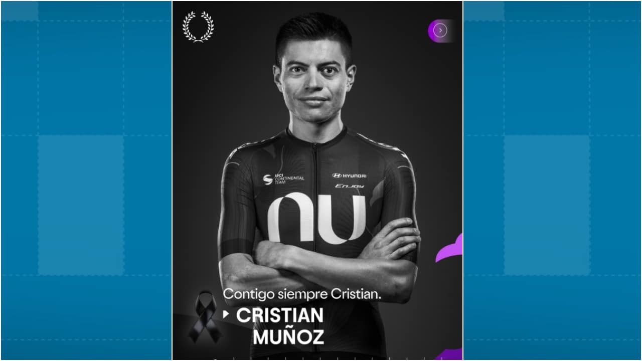 Fallece Cristian Camilo Muñoz, destacado ciclista colombiano