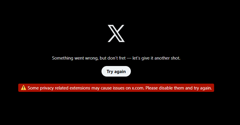 No es su internet: usuarios reportan caída mundial de la red social X