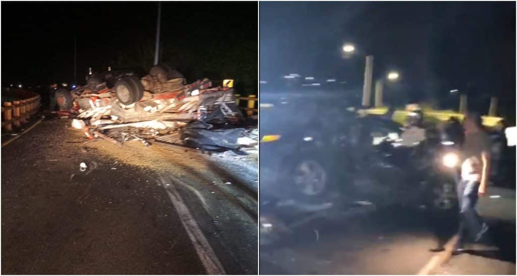 Vía a Occidente permanece cerrada tras fuerte accidente de tránsito que deja un fallecido