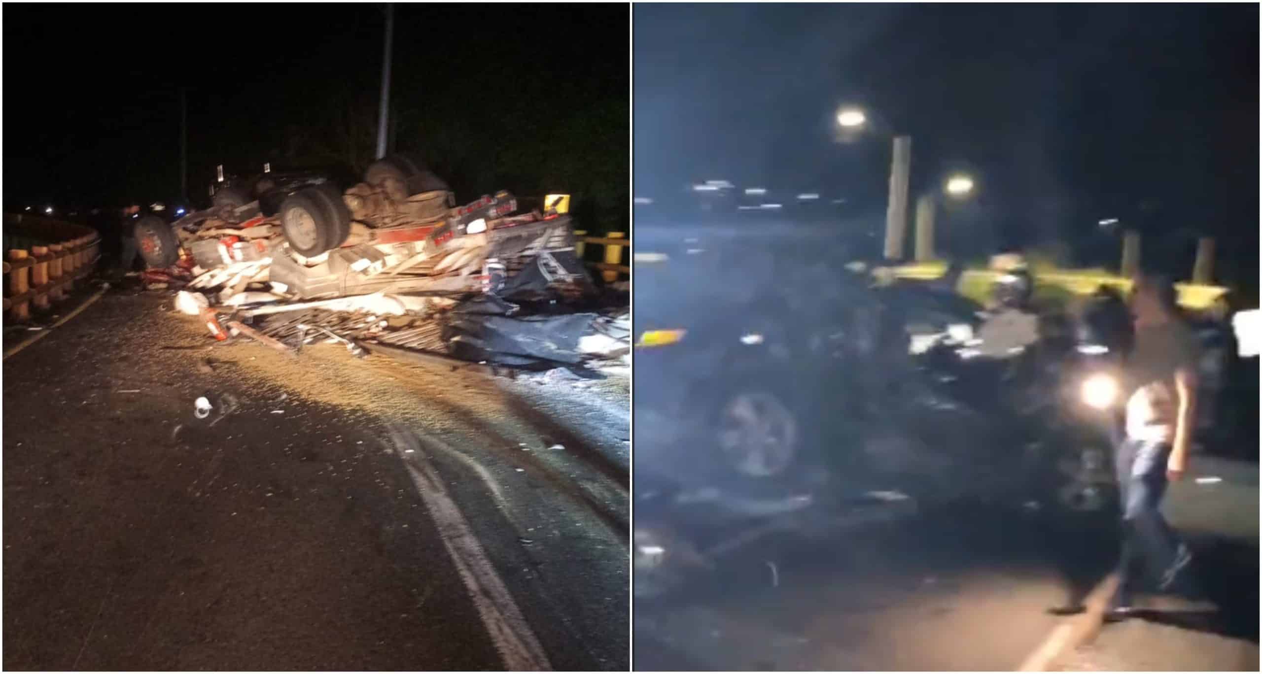 Vía a Occidente permanece cerrada tras fuerte accidente de tránsito que deja un fallecido