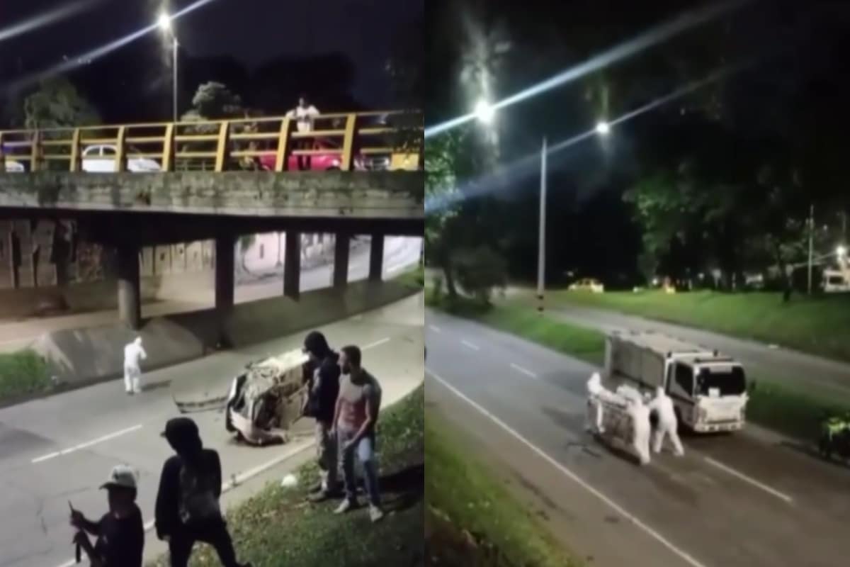 Grave accidente en el deprimido de Villanueva dejó dos personas muertas y tres heridas