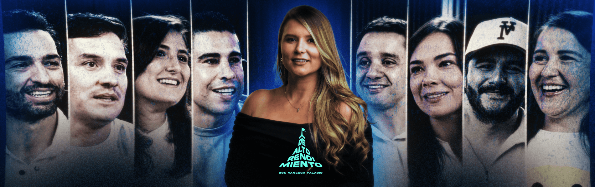 Banner del podcast De Alto Rendimiento con Vanessa Palacio