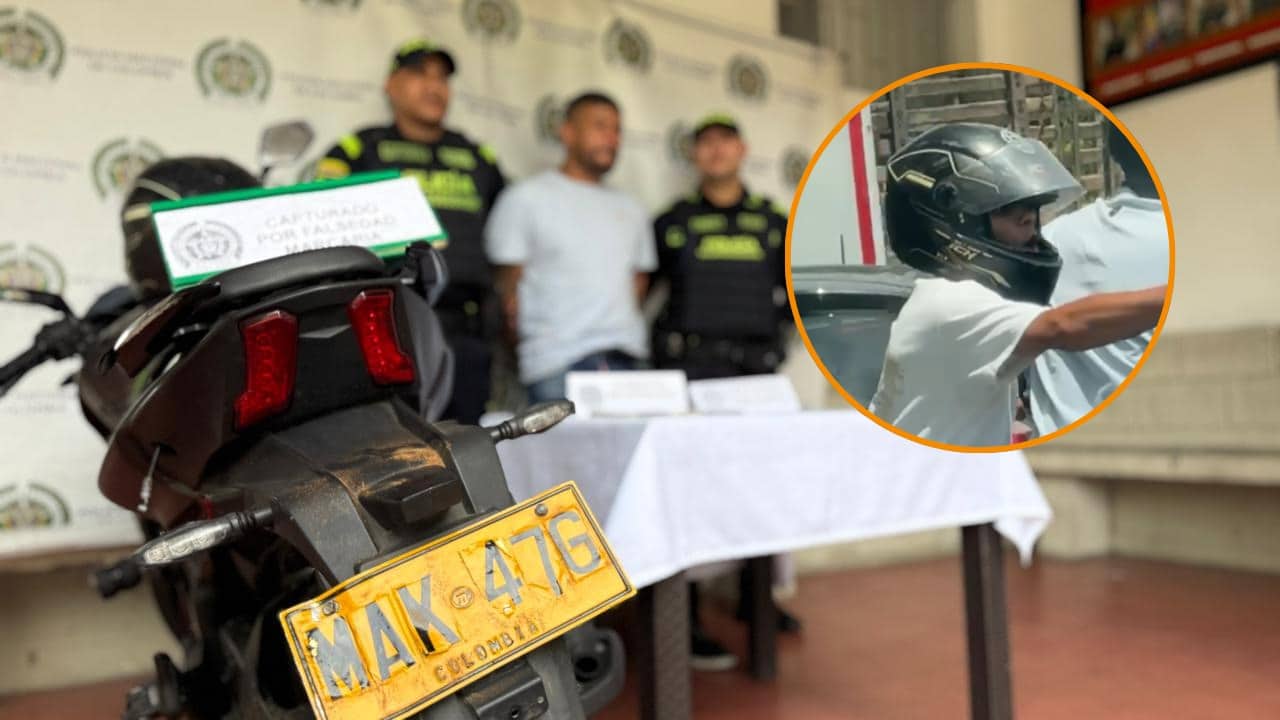 Así fue la captura de dos presuntos delincuentes tras persecución en Medellín