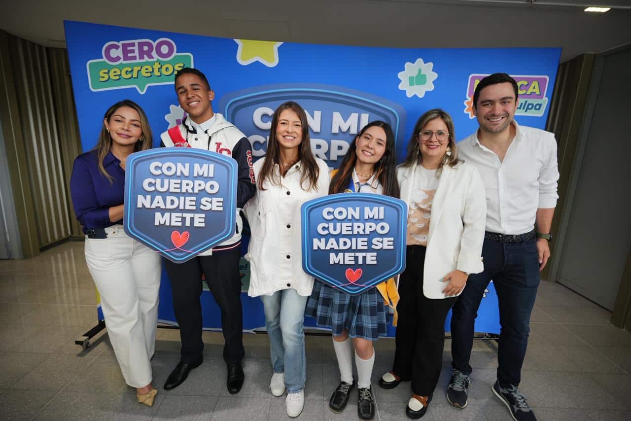 Presentación de la cuarta edición del concurso 'Con mi cuerpo nadie se mete' en Medellín