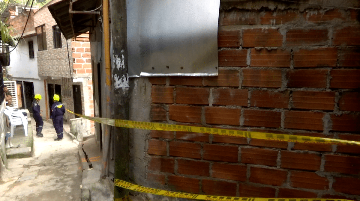 Evacuación de viviendas en Itagüí por riesgo estructural tras intensas lluvias