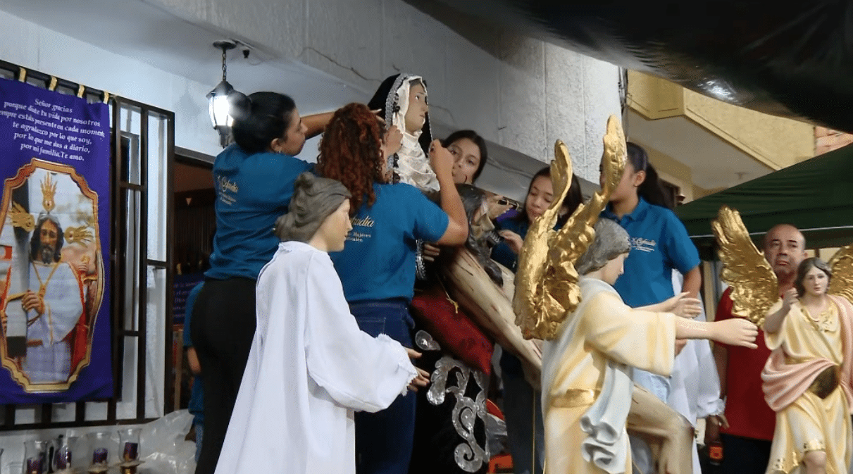 La familia Ruiz y su legado en la procesión del Santo Sepulcro en La Estrella