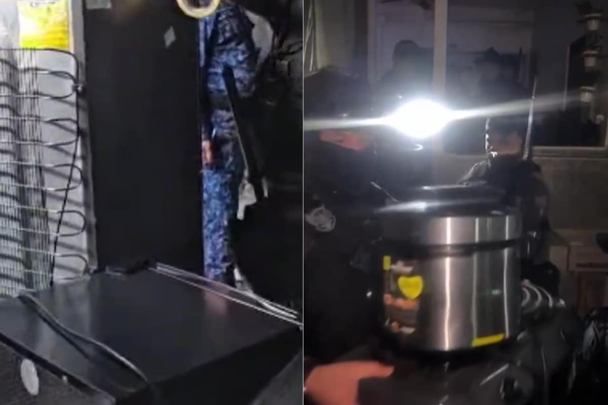 Incautación de electrodomésticos en la cárcel de Itagüí