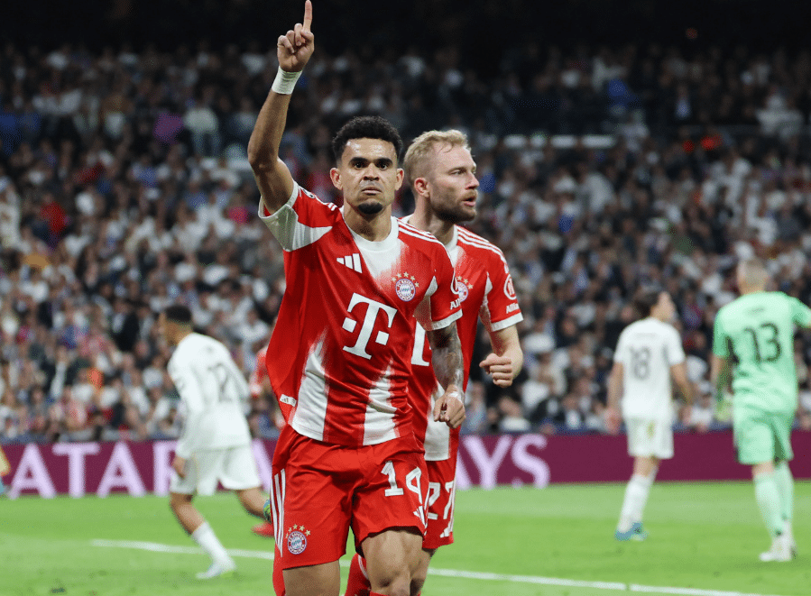Golazo de Lucho Díaz en la victoria del Bayern Múnich 2-1 ante el Real Madrid
