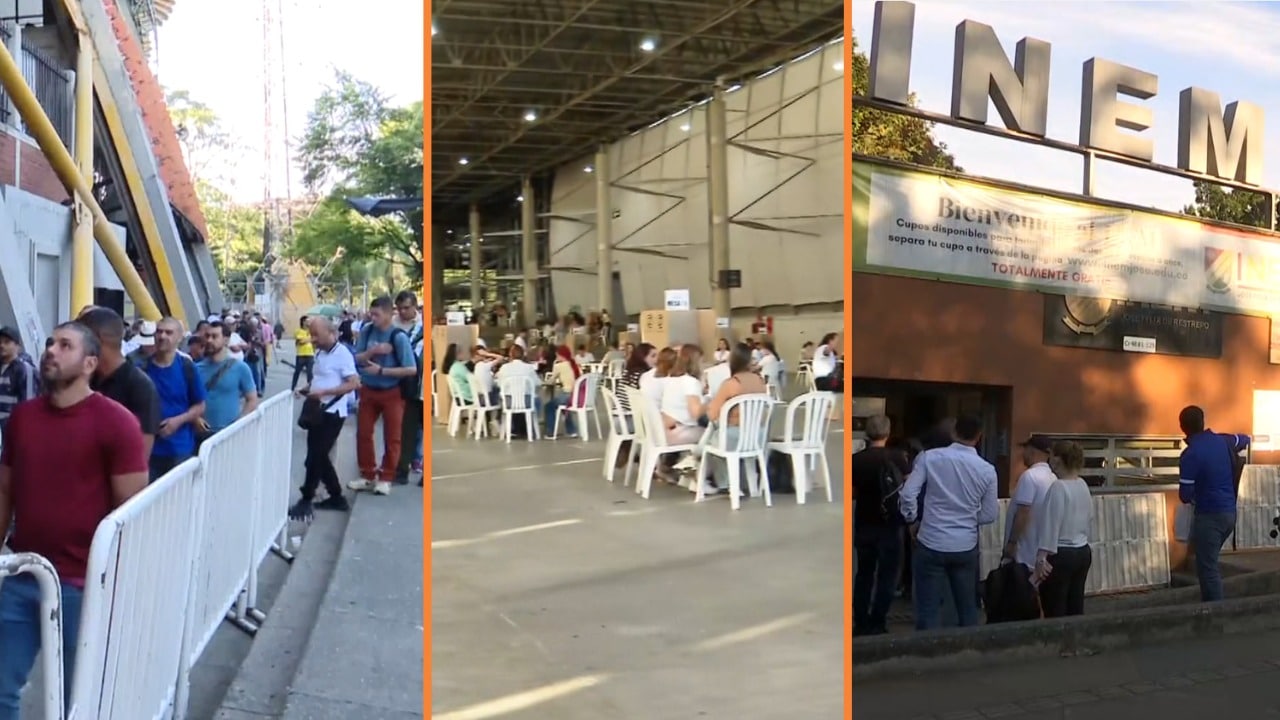 Así transcurrió la jornada de votación en los principales puestos de Medellín durante la mañana