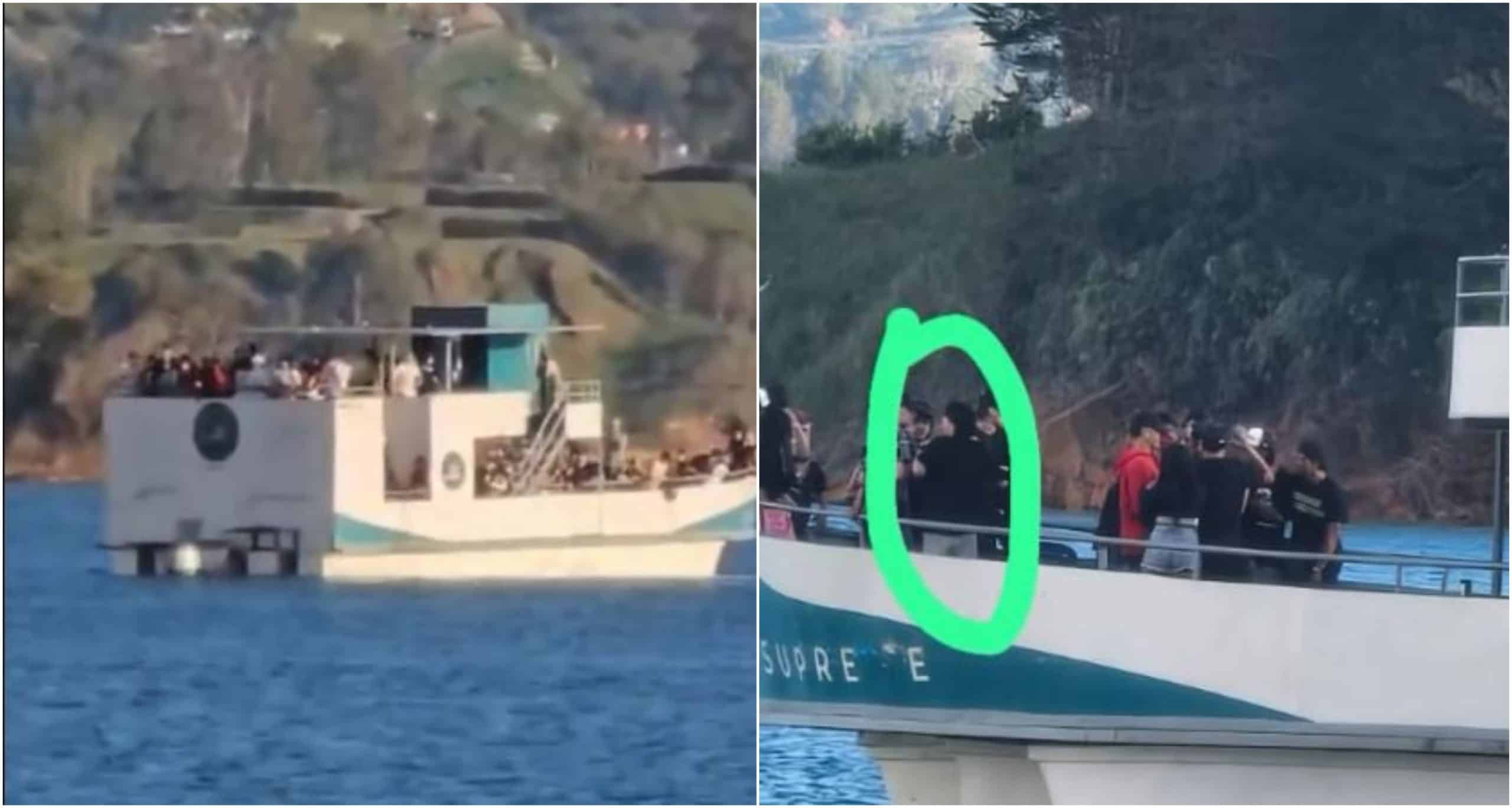 Buscan a turista que cayó al embalse de Guatapé cuando estaba de fiesta en un planchón