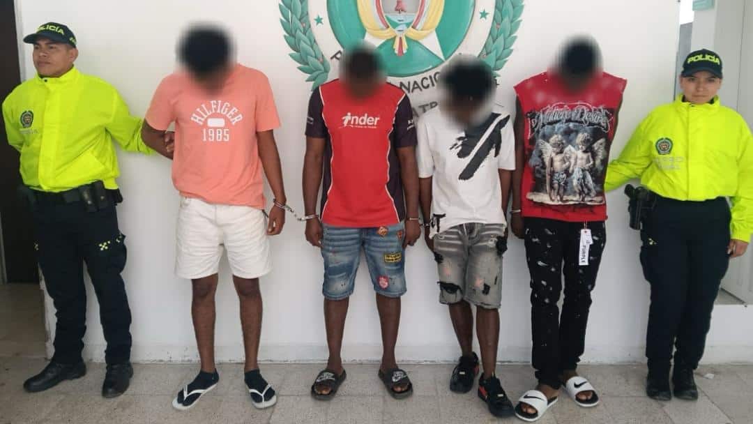 Capturan a integrantes de banda dedicada al robo de turistas en Provenza y el Parque Lleras