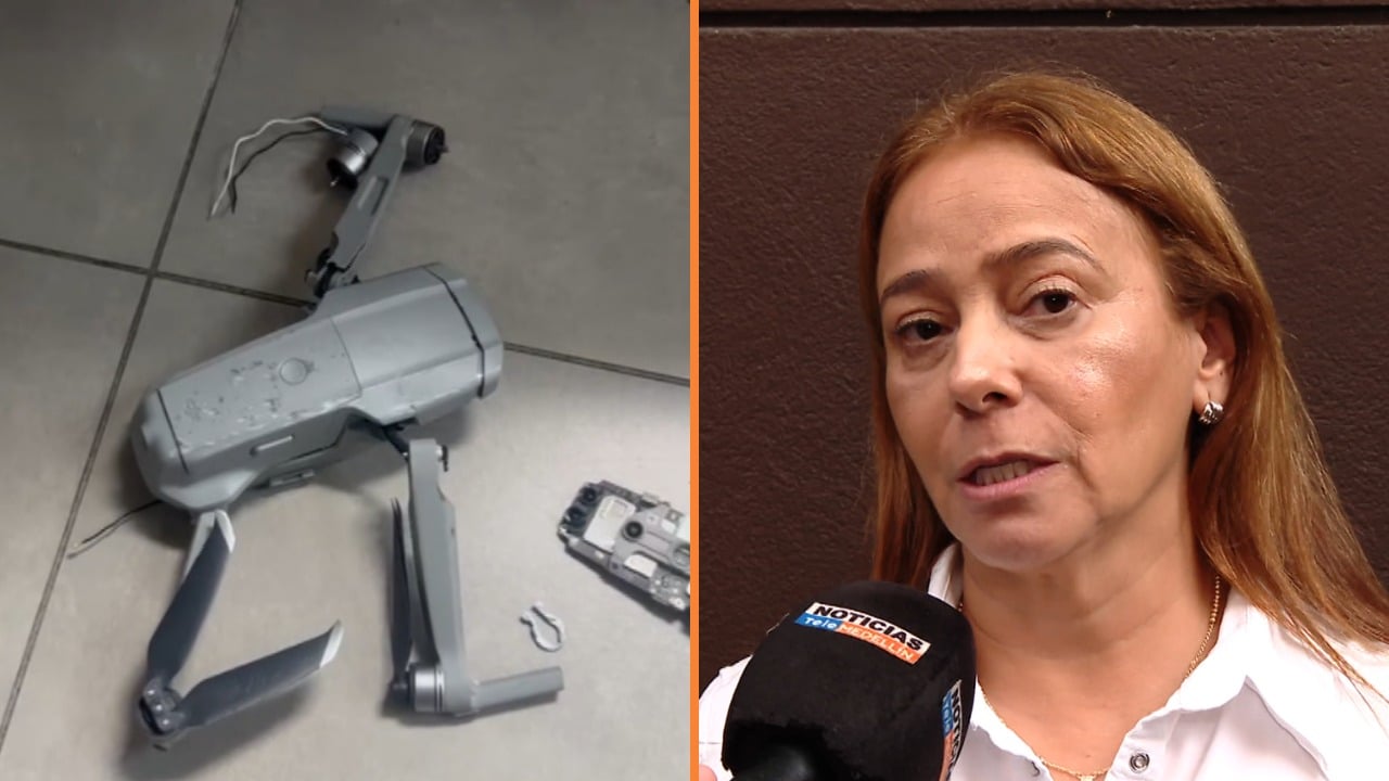 Dron se estrella cerca del apartamento de la concejal Claudia Carrasquilla en Medellín