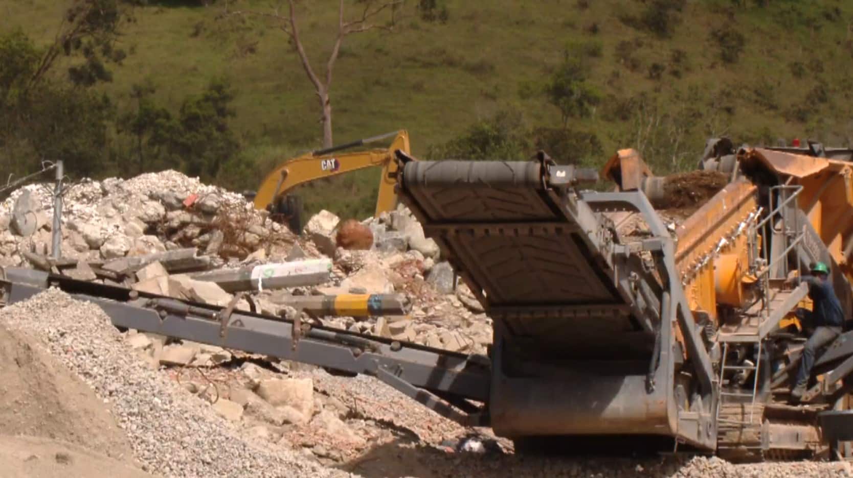 EPM transforma escombros en nuevos materiales en Girardota