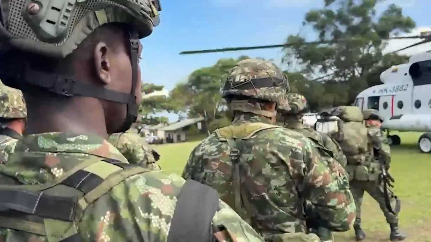 Ejército desplegó 14 mil uniformados para garantizar la seguridad electoral en el noroccidente del país
