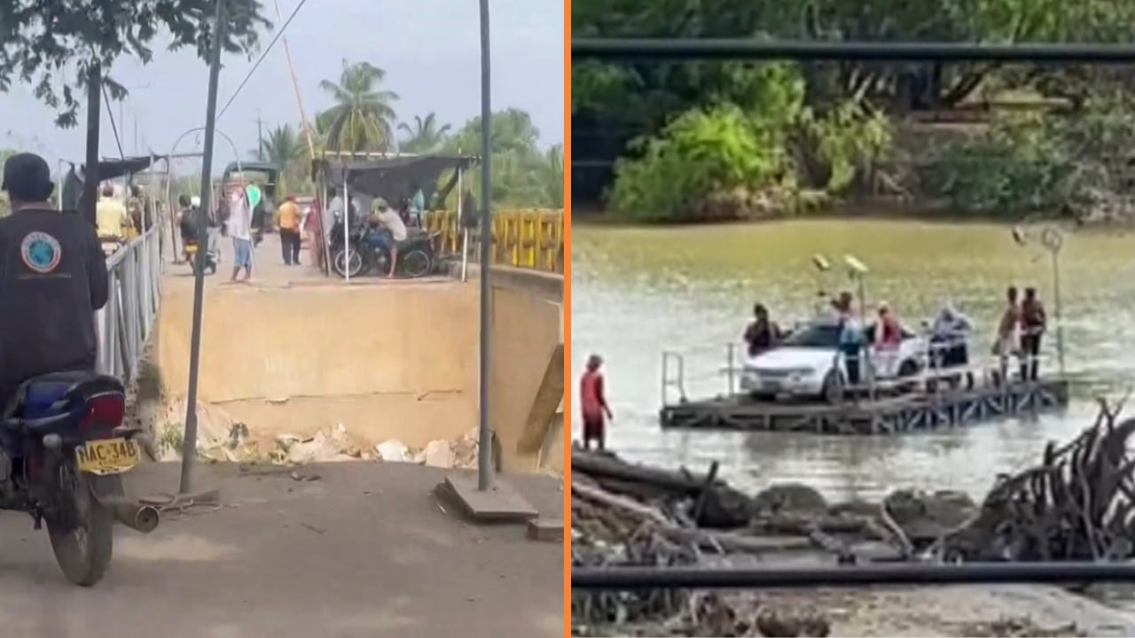Esperan instalación del puente en San Juan de Urabá tras desplome