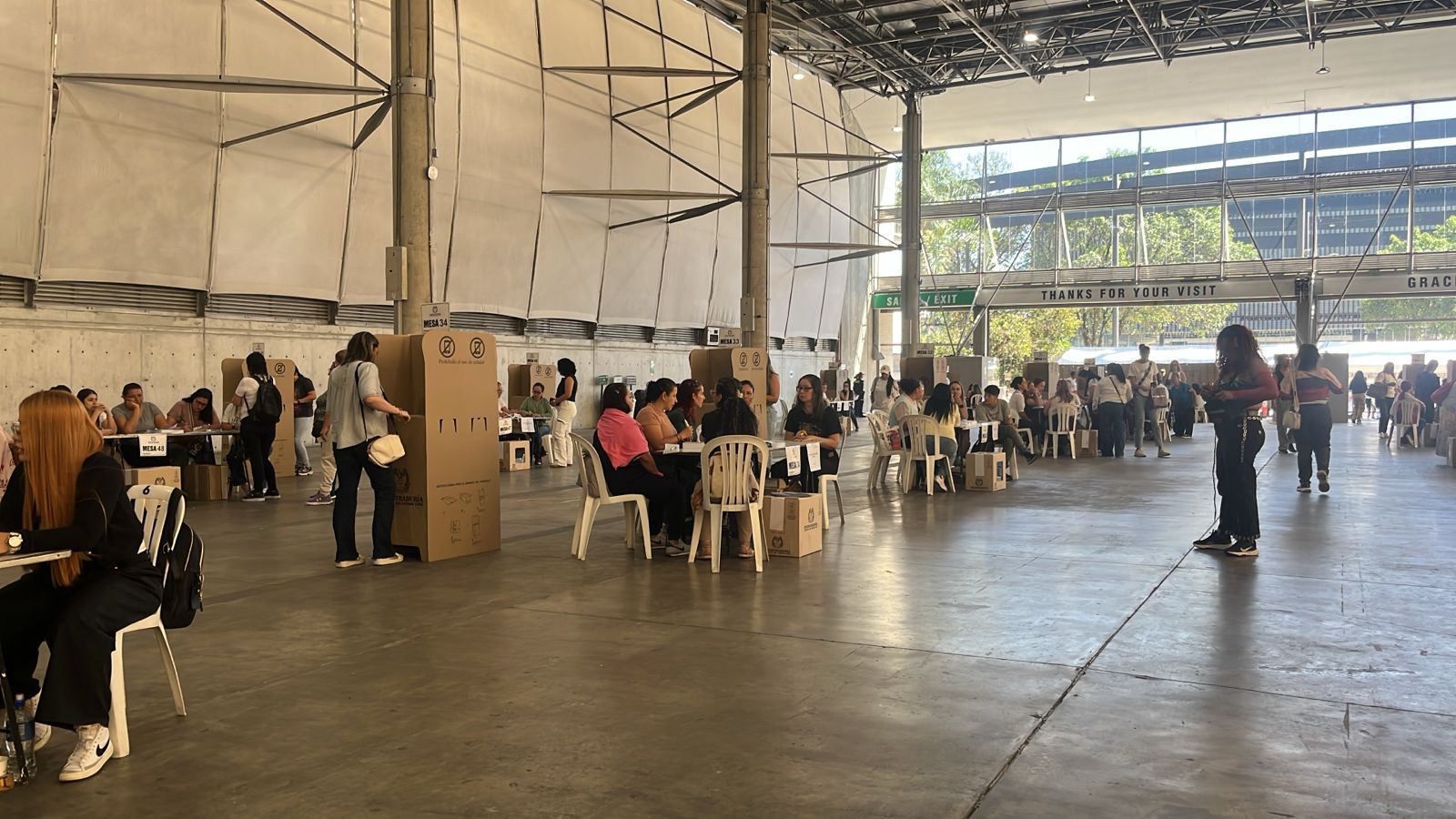 Estos son los puestos de votación donde más filas podrían registrarse durante las elecciones en Medellín