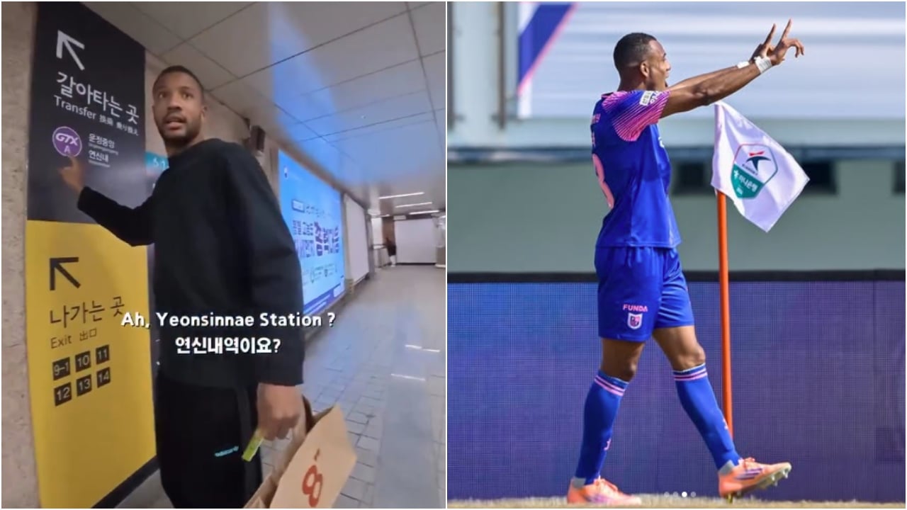 El conmovedor gesto de un futbolista colombiano en el metro de Corea del Sur