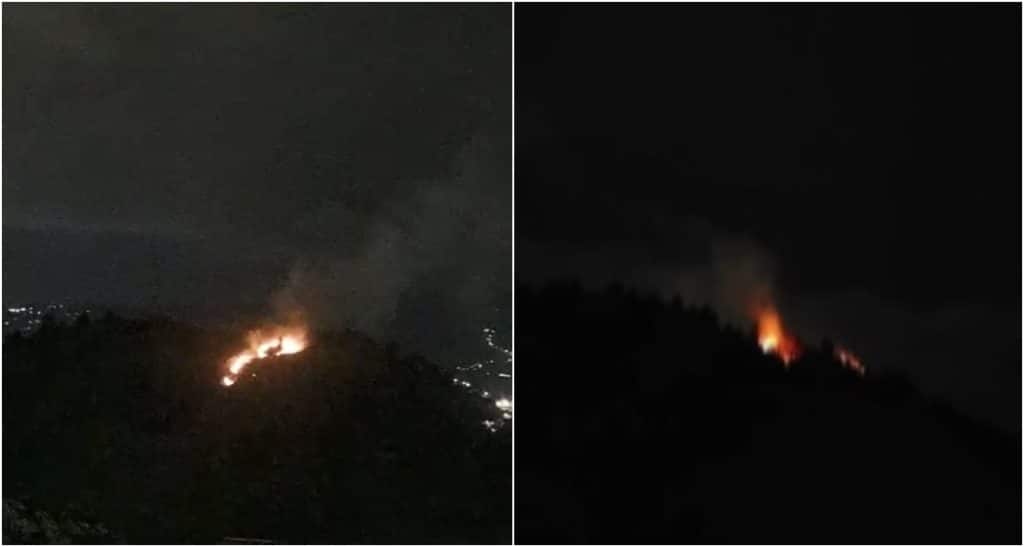 Incendio forestal en San Cristóbal genera alarma entre los habitantes