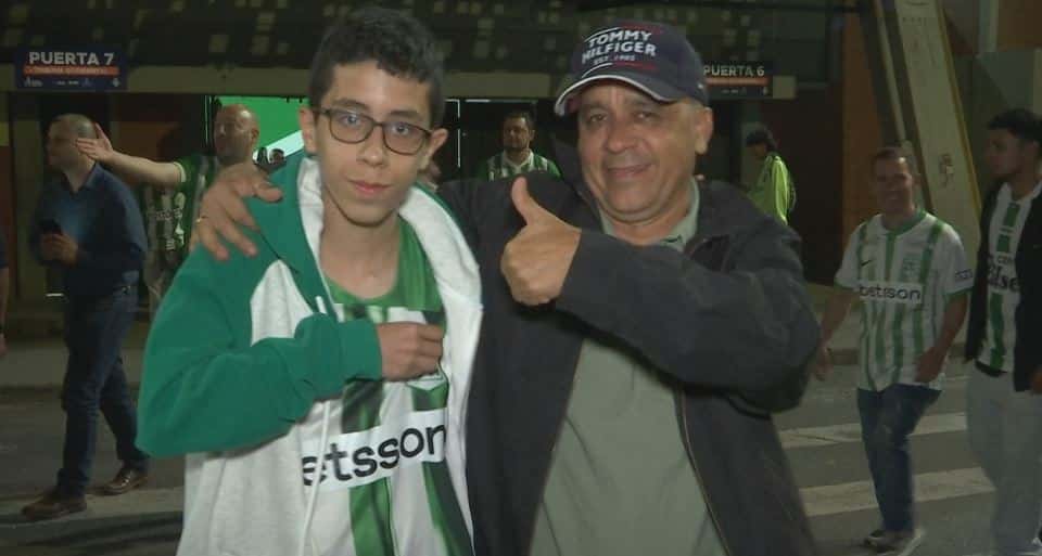 La euforia de los hinchas de Nacional tras la goleada a Internacional