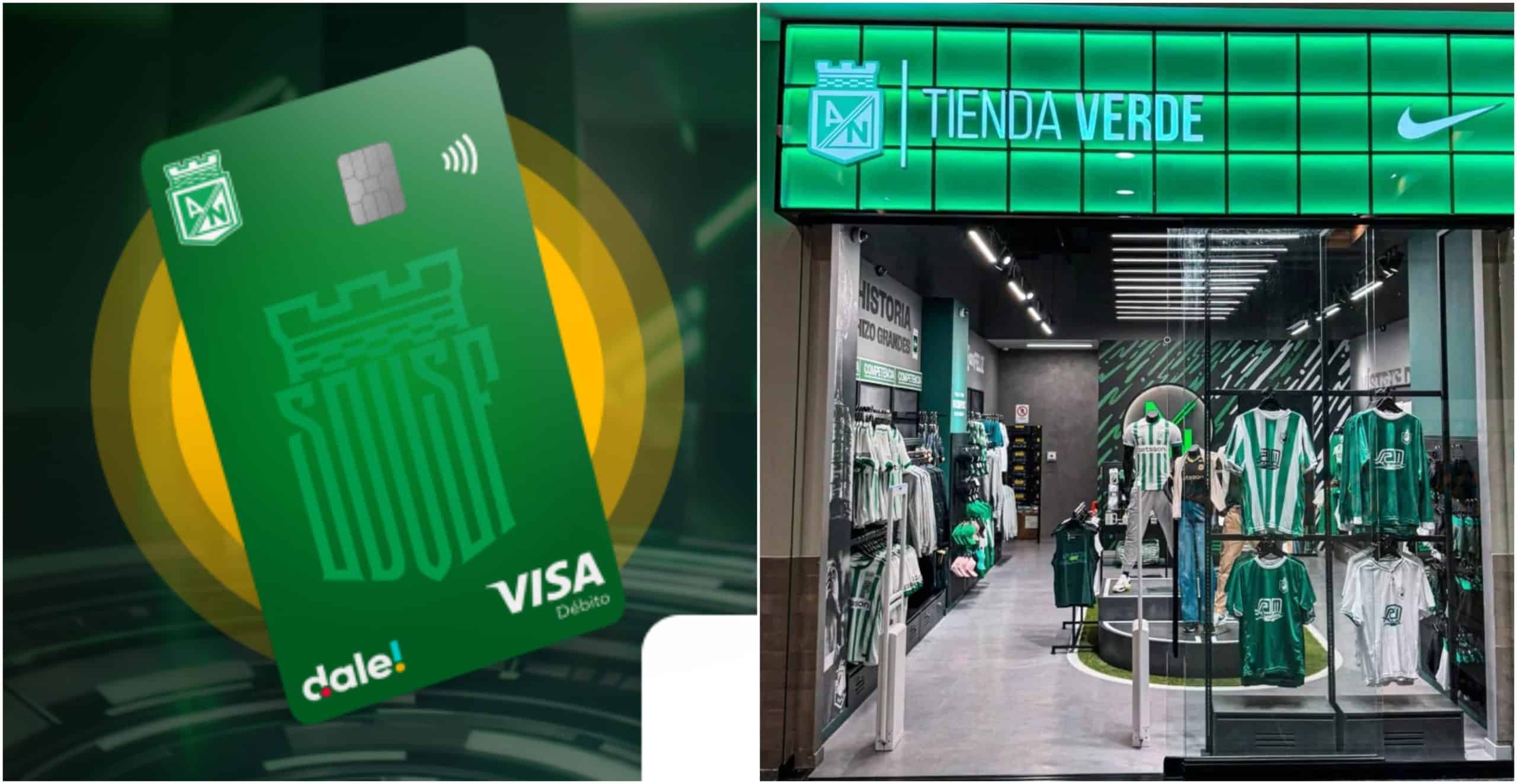 Una tarjeta bancaria de Atlético Nacional Esto es lo que se sabe