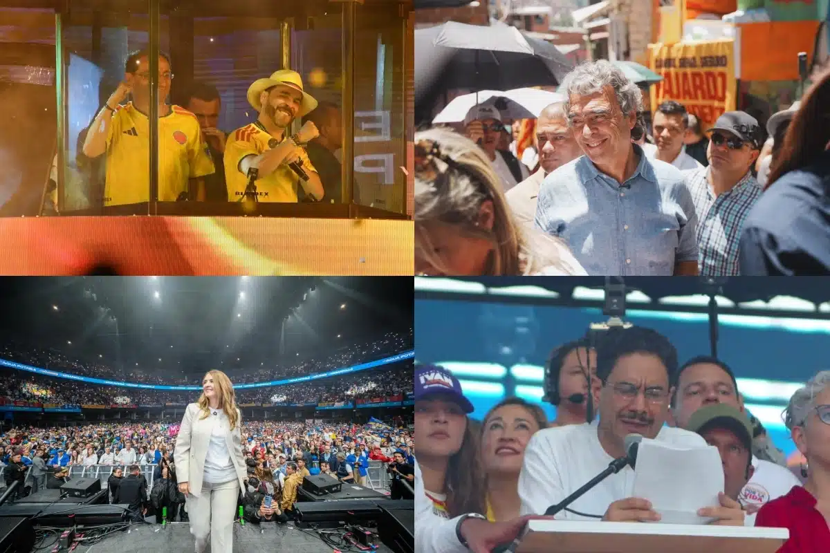 Cierres de campaña de candidatos presidenciales en Medellín y otras regiones