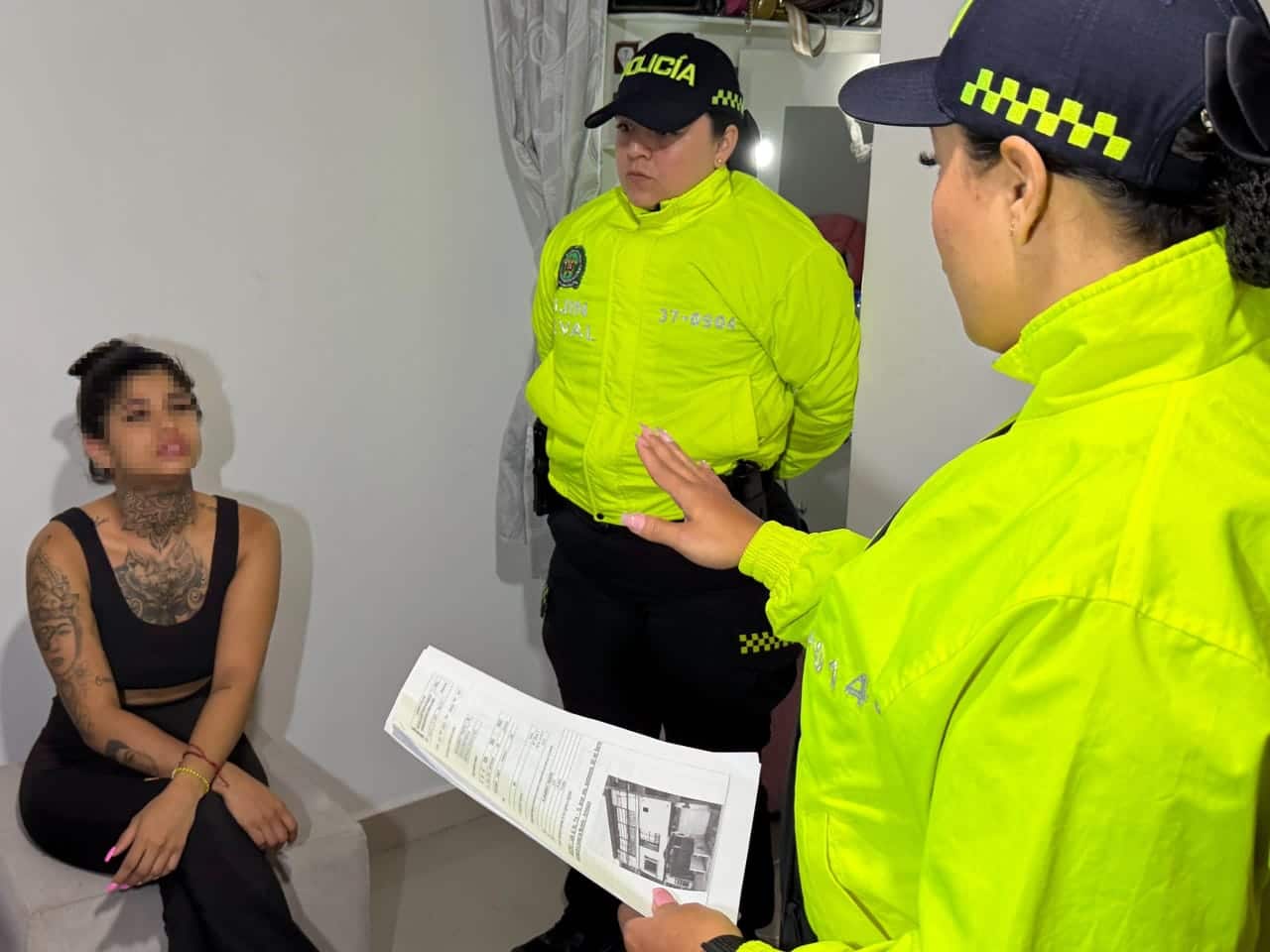 Captura de Valentina Mor por robos a extranjeros en Medellín y Cartagena