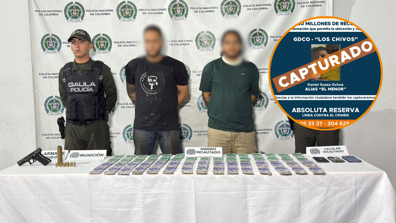 Captura de alias ‘El Menor’, cabecilla de Los Chivos en Altavista