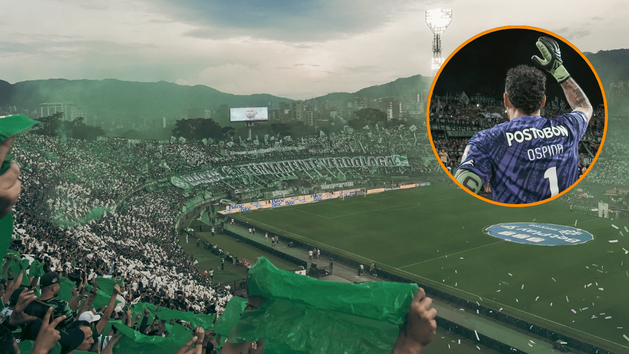 David Ospina llora en su último partido con Atlético Nacional