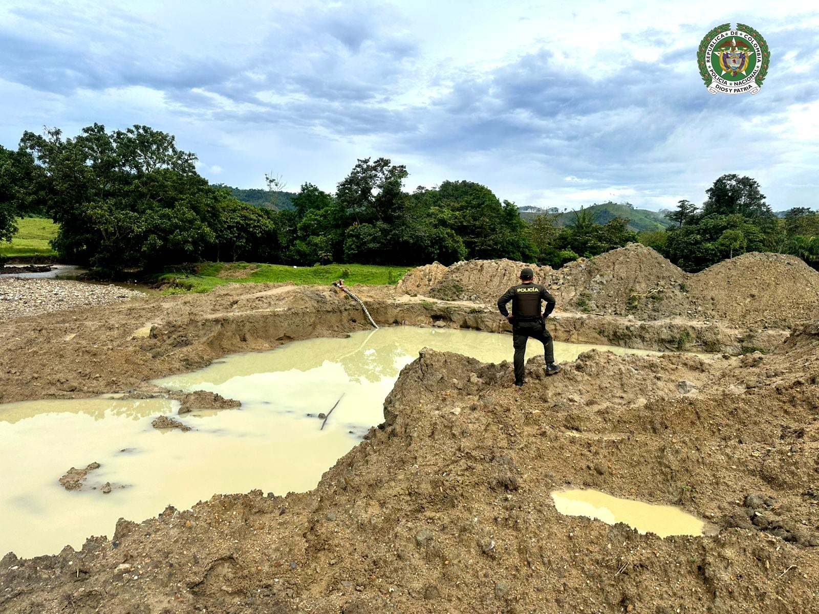 Desmantelan producción minera ilegal en San Luis, Antioquia