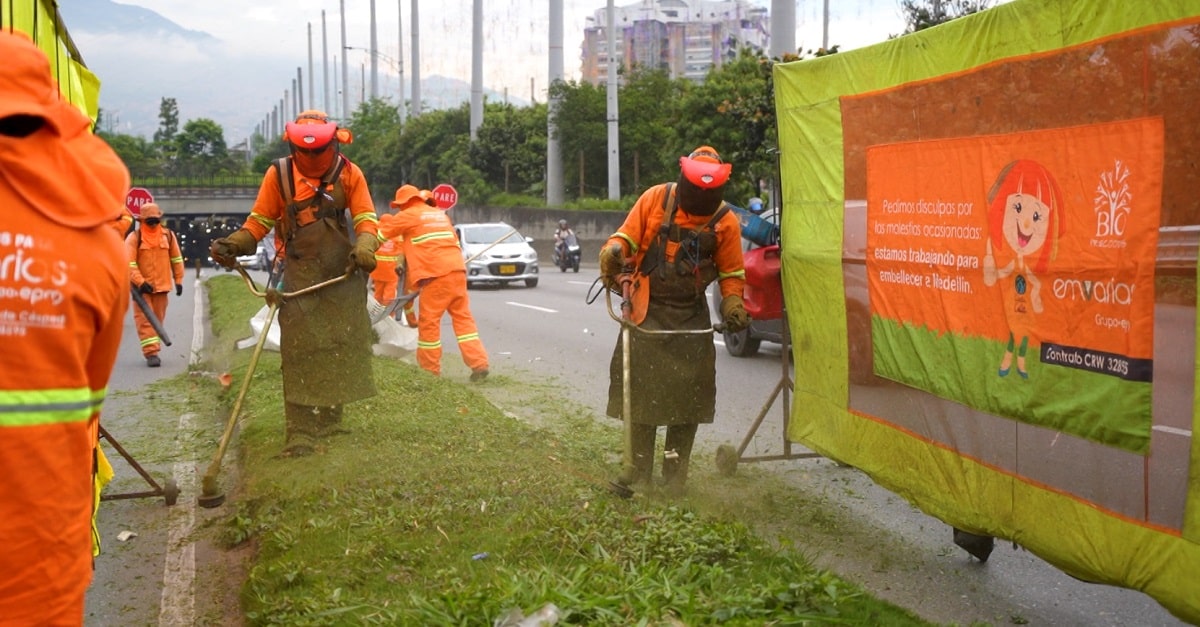 Medellín transforma residuos vegetales en abono a través del compostaje