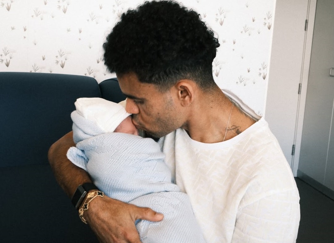 Luis Díaz da la bienvenida a su tercer hijo, Fernando