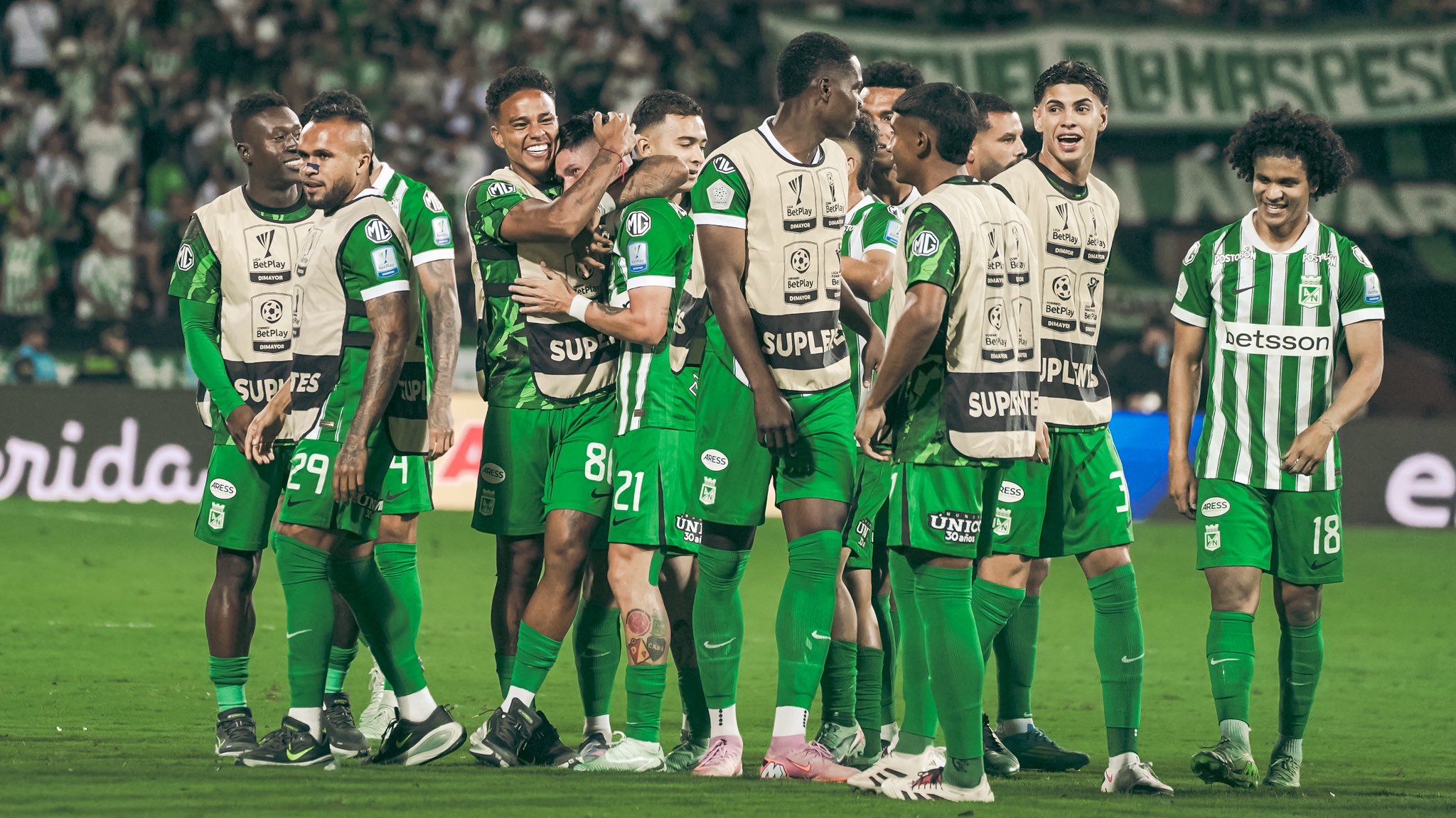 El verde a la final: Nacional venció 3-1 a Tolima y buscará su título 19 en la liga