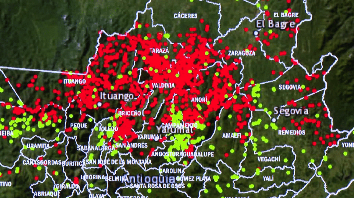 Alarma por campos minados en Antioquia