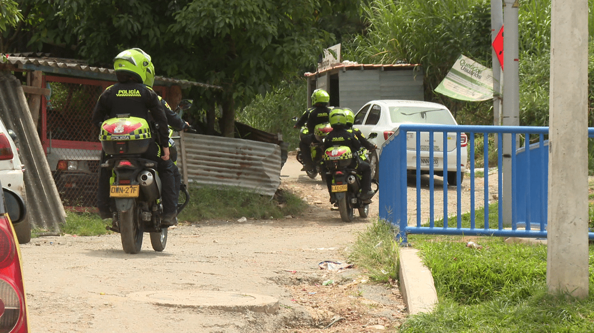 Refuerzo policial en Itagüí ante la guerra entre bandas