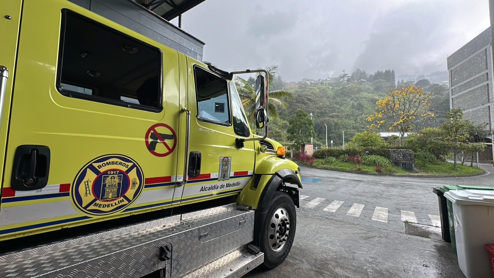 Inauguración de nueva estación de bomberos en el Túnel de Occidente de Medellín