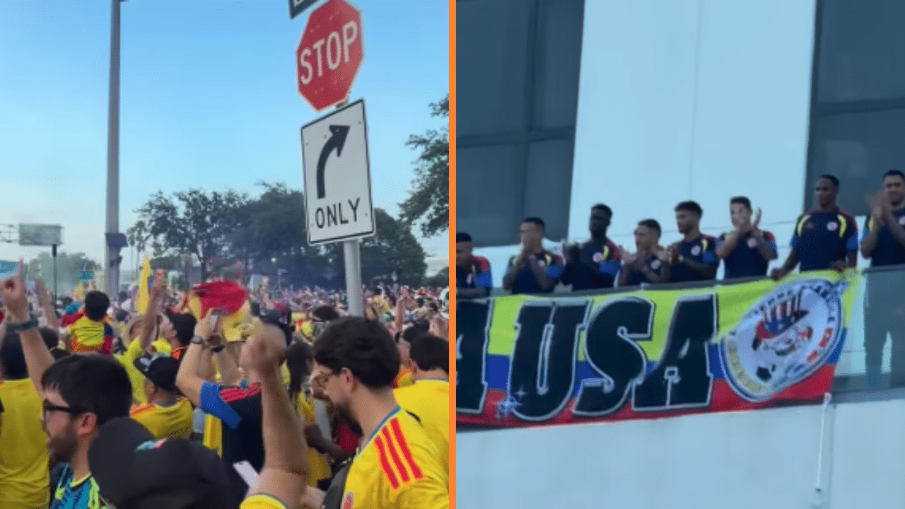 Así fue el multitudinario banderazo para la Selección Colombia antes del duelo frente a Portugal