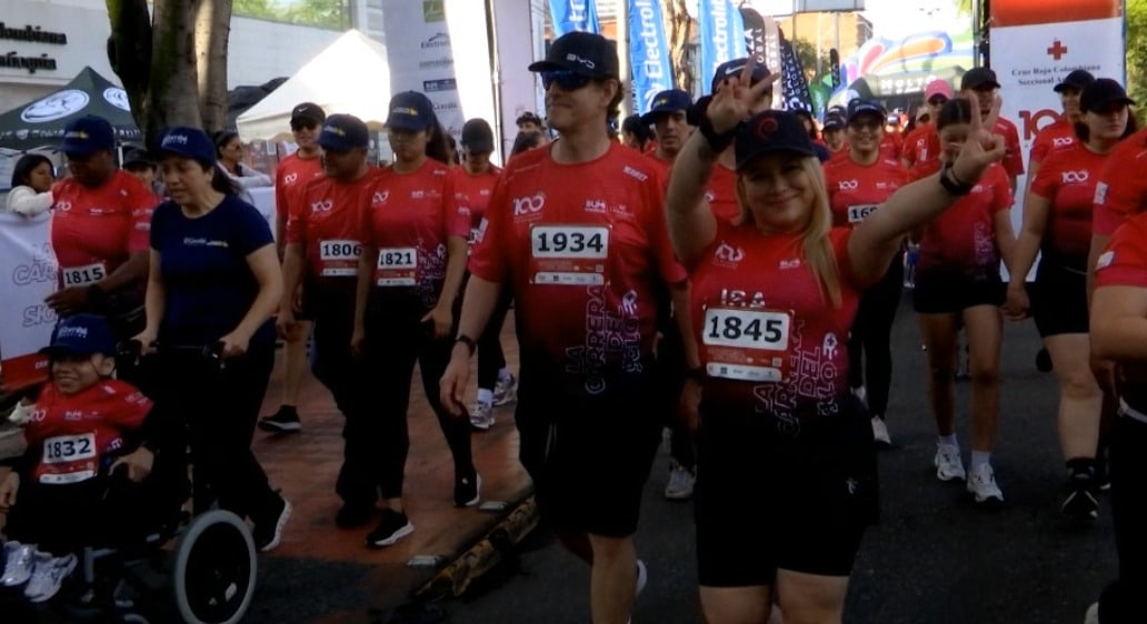 Cien años de la Cruz Roja Antioquia celebrados con una gran carrera