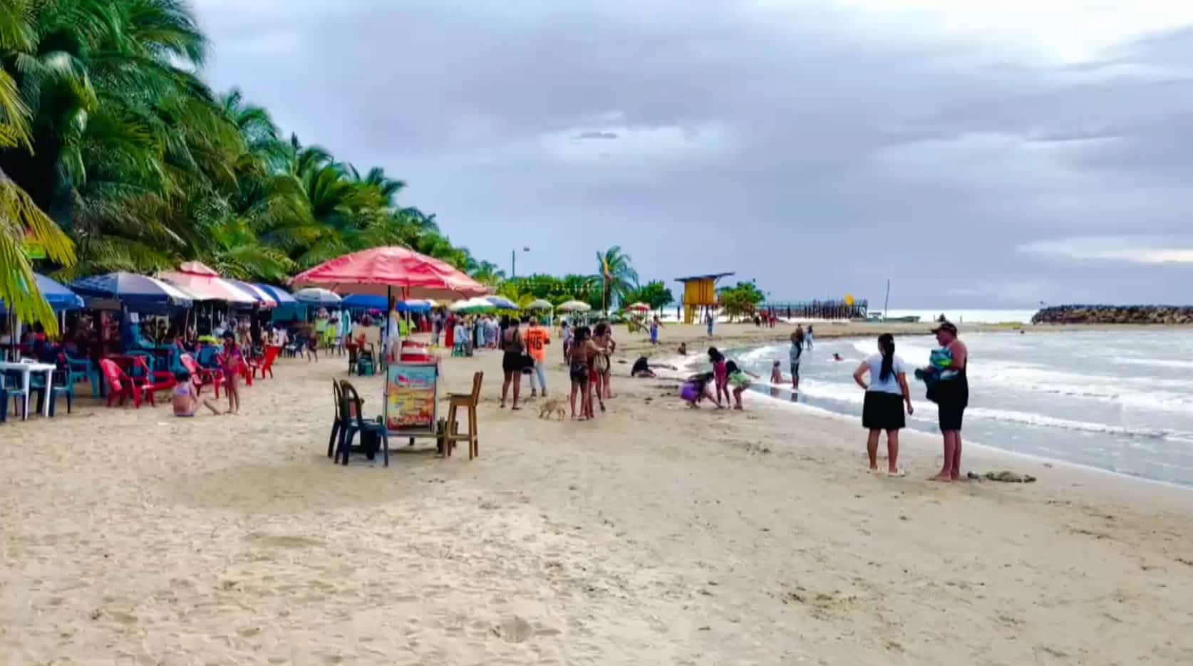 Recuperación de las playas del Urabá antioqueño tras el frente frío
