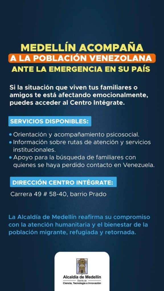 Campaña de donación en Medellín
