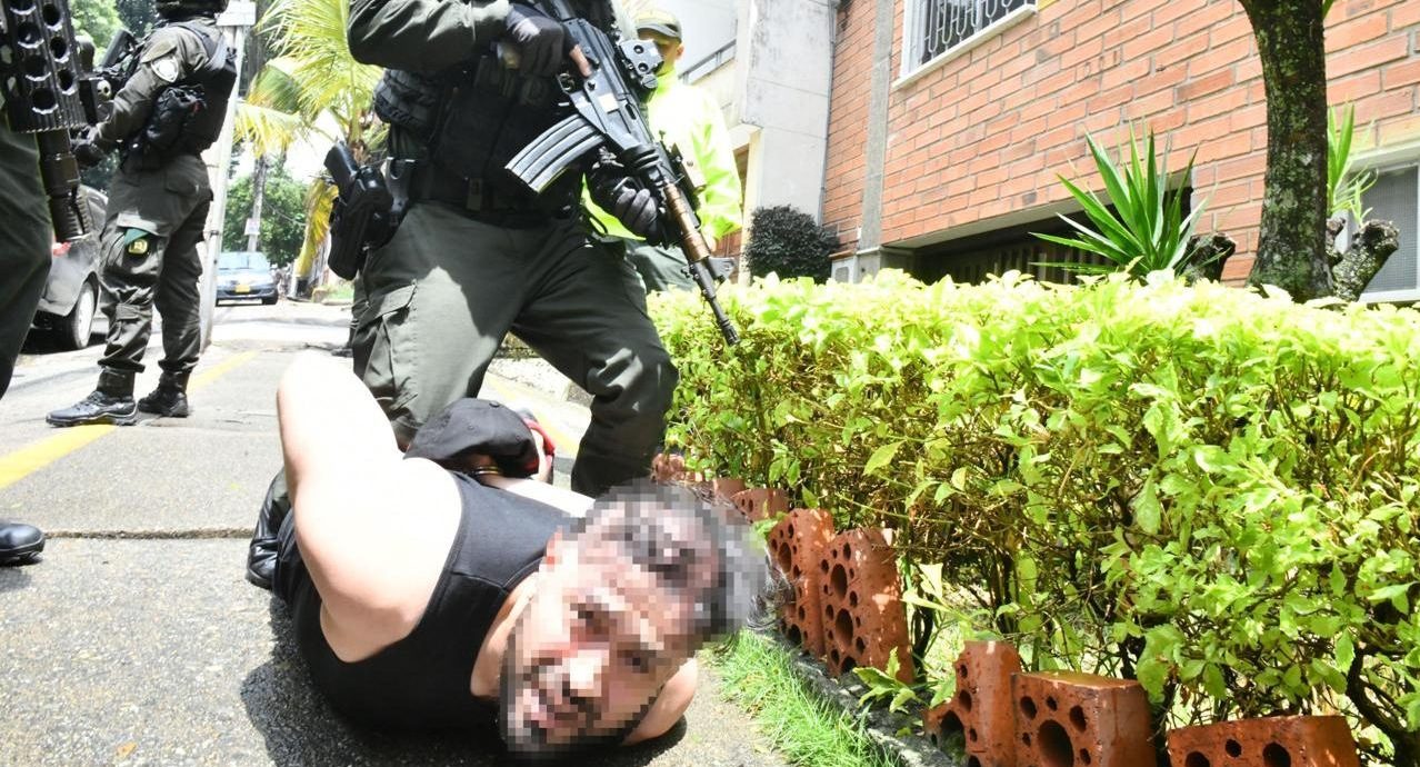 Captura de Jesús Cristóbal Morena, alias 'El Capo', en Medellín