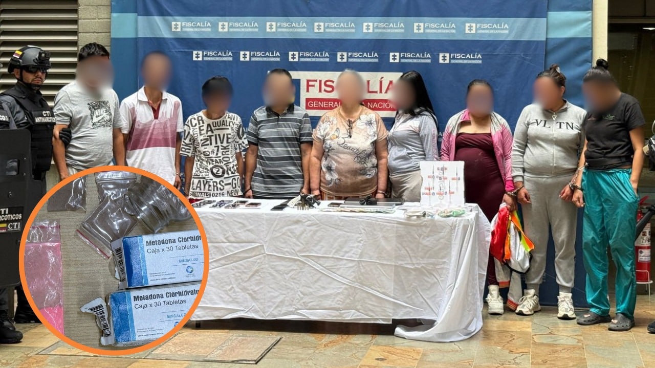 Desarticulan banda que distribuía heroína y metadona a domicilio en Medellín