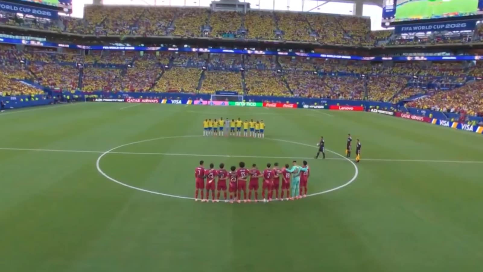 Minuto de silencio en el Mundial 2026 por las víctimas de los terremotos en Venezuela