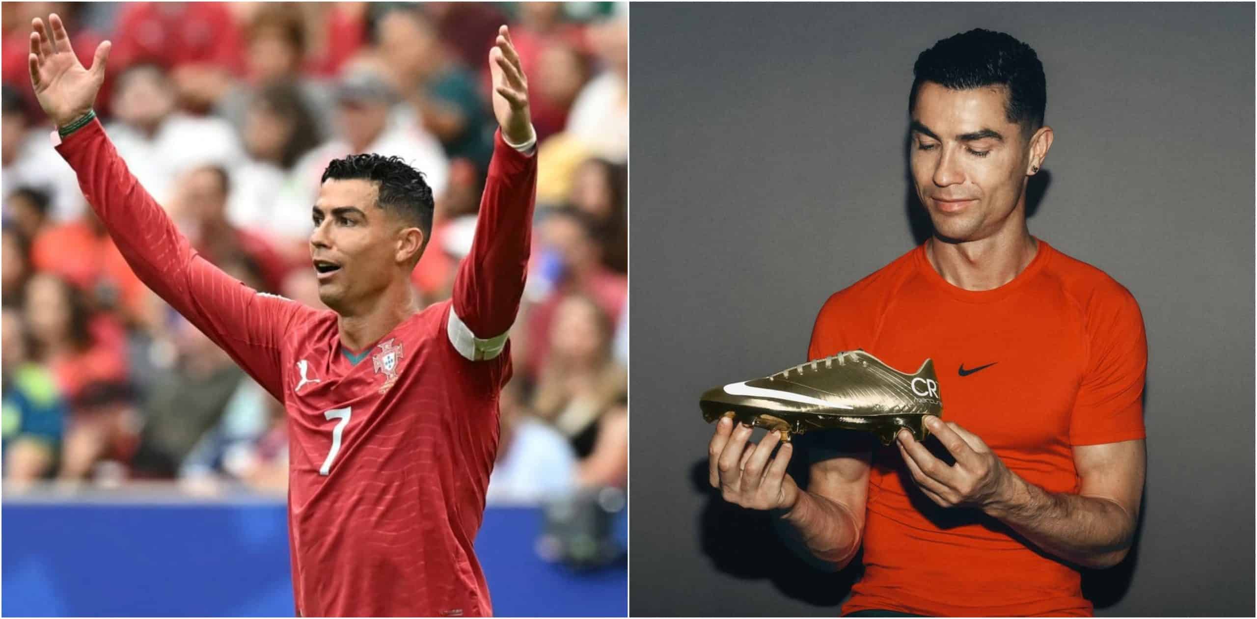 Así son los increíbles guayos que le regalaron a Cristiano Ronaldo por anotar en todos los mundiales que disputó
