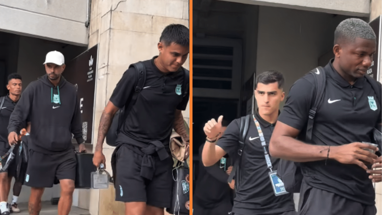 Así salió Nacional rumbo al Atanasio para la gran final ante Junior