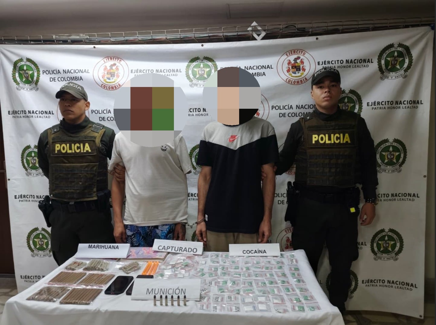 Desmantelan red de narcotráfico en El Ajizal, Itagüí